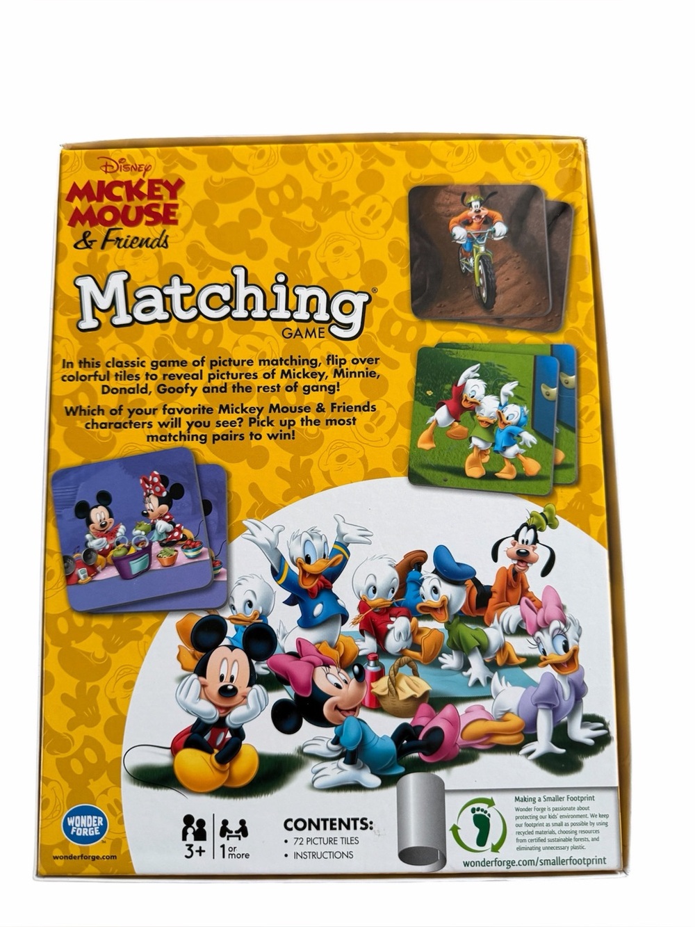Disney Mickey Mouse Memory Matching Game - Complete - Picture 2 of 4